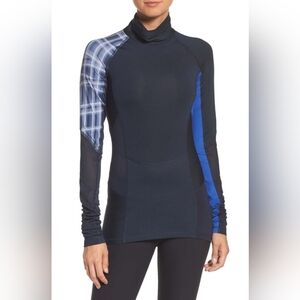 Nike Training Pullover Hypercool Blue Long Sleeve Top Size L Athletic Athleisure